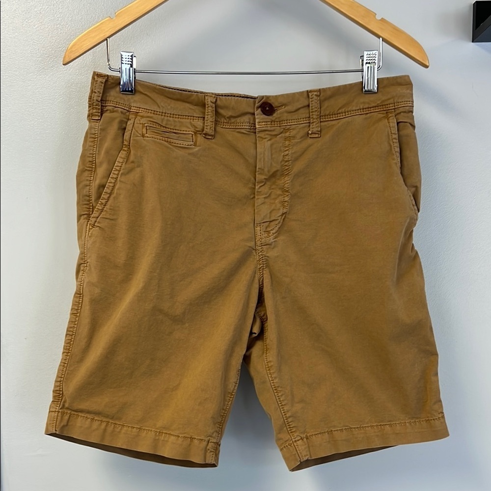 American Eagle Outfitters Tan Flat Front Shorts sz 30